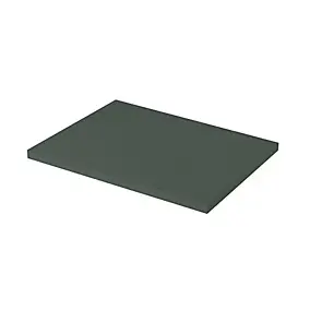 Plan de toilette vert mat L.60,4 x l.45,2 x ép.2,8 cm, GoodHome Perma
