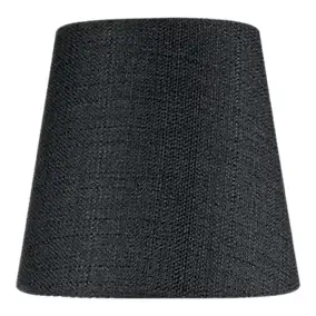 Abat-jour conique noir Ø10cm GoodHome Lokombi