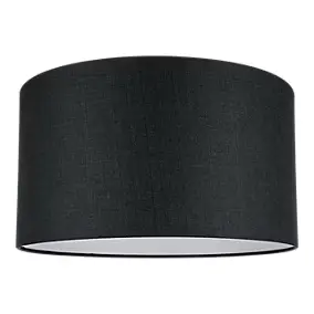 Abat-jour rond Kpezin gris anthracite Ø40cm GoodHome
