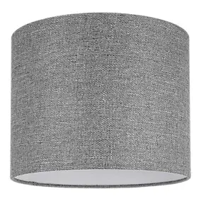 Abat-jour rond Kpezin gris Ø20cm GoodHome
