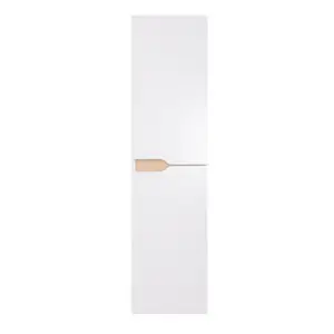 Colonne à suspendre blanc "Tolima" : L. 30 x P. 30 x H. 120 cm