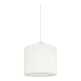 Abat-jour rond blanc Ø15cm GoodHome Kpezin