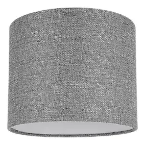 Abat-jour rond gris Ø15cm GoodHome Kpezin