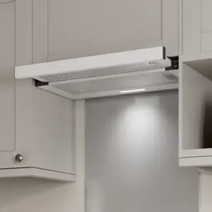Hotte de cuisine tiroir blanc - 60 cm