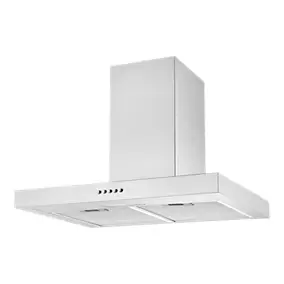 Hotte droite en acier inoxydable inox L. 60 cm NNTSHS60EU