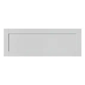 Façade de cuisine sous hotte / casserolier Ash gris mat l. 100 cm GoodHome