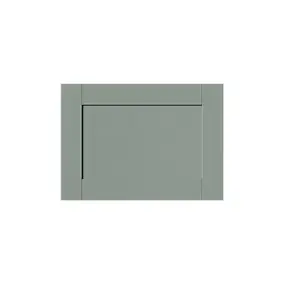 Façade de cuisine sous hotte / casserolier Ash vert sauge l.50 cm GoodHome