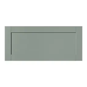 Façade de cuisine sous hotte / casserolier Ash vert sauge l. 80 cm GoodHome