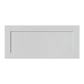 Façade de cuisine sous hotte / casserolier Ash gris mat l. 80 cm GoodHome