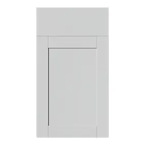 Façade de cuisine 1 porte et 1 tiroir Ash gris mat l.40 cm x H.72 cm GoodHome