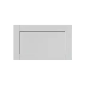 Façade de cuisine sous hotte / casserolier Ash gris mat l. 60 cm GoodHome
