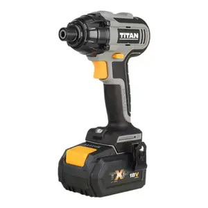 Visseuse à choc brushless 18V + Batterie 4Ah + Chargeur + 19 accessoires
