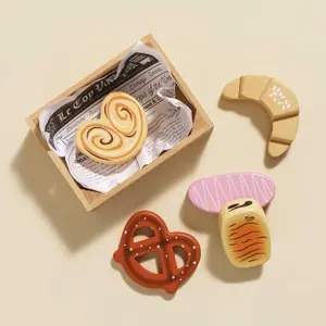 Cagette de pâtisseries et viennoiseries en bois FSC