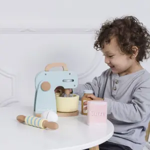 Mixeur et accessoires de pâtisserie en bois FSC