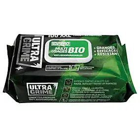 Lingettes nettoyantes multiusages XXL Ultragrime Pro - paquet de 100
