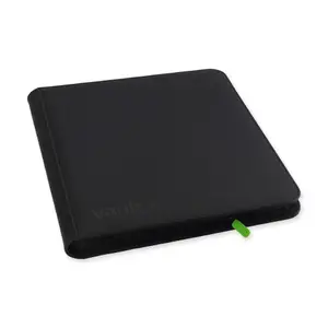 12-Pocket Exo-Tec Zip Binder - Noir - VaultX