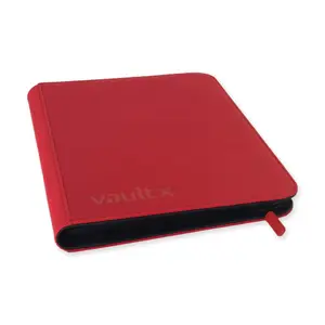 9-Pocket Exo-Tec Zip Binder - Rouge - VaultX