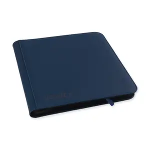 12-Pocket Exo-Tec Zip Binder - Bleu foncé - VaultX