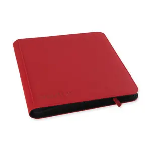 12-Pocket Exo-Tec Zip Binder - Rouge - VaultX