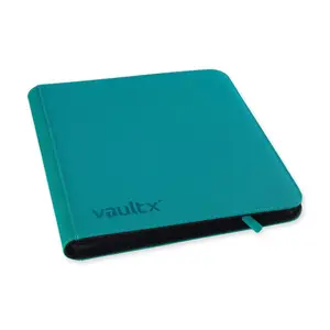 12-Pocket Exo-Tec Zip Binder - Bleu ciel - VaultX
