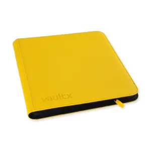 12-Pocket Exo-Tec Zip Binder - Jaune - VaultX