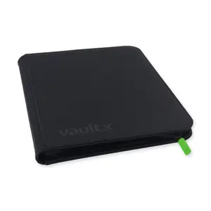9-Pocket Exo-Tec Zip Binder - Noir - VaultX