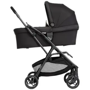 Poussette MYAVO Midnight TRIO avec siège-auto SnugLite + Nacelle + Habillage pluie