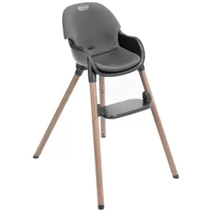Chaise haute évolutive Presti Charcoal