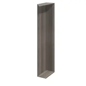 Extension de caisson d'angle imitation chêne grisé Homny H. 225 X L. 31 X P. 58 cm
