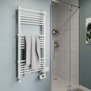 Sèche-serviettes "Natha" mixte blanc - 459 W