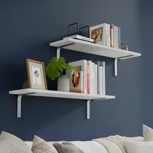 Équerre emboutie aluminium "Adelie" P. 200 x H. 150 mm