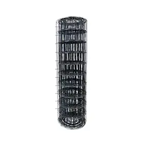 Grillage soudé anthracite maille 100 x 100 mm - rouleau 20m x h.100 cm
