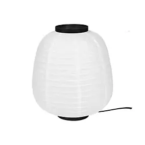 Lampe de table Bantry E27 15W ⌀30xH.34,5cm blanc GoodHome