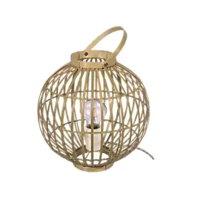 Lampe de table Dacite E27 28w ⌀28xh.38cm coloris naturel GoodHome