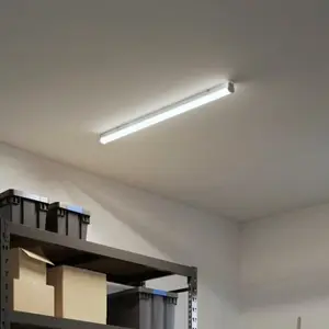 Reglette led 4400 lm polycarbonate 120cm blanc "Abelie"