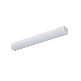 Réglette lumineuse Hovell LED intégrée blanc neutre IP20 2160lm 18W L.60xl.6,8cm blanc GoodHome