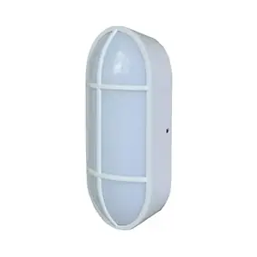 Hublot Bellot LED intégrée blanc neutre IP44 1000lm 16W L.20xl.5,5xH.20cm ovale blanc Goodhome