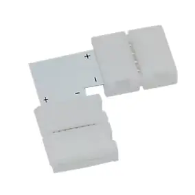 Connecteur d'angle pour ruban LED Waldeck IP20 12V L.3,5xl.3,5cm blanc mat GoodHome