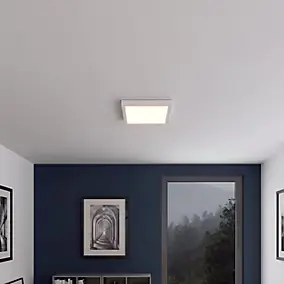 Panneau lumineux Wundt LED intégrée variation de blancs IP20 dimmable 1900lm 15W L.30xl.30xH.3,2cm blanc GoodHome