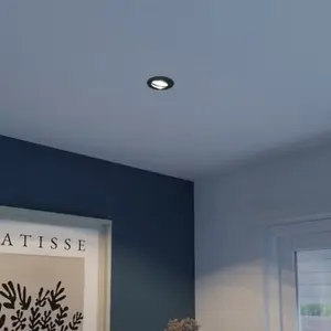 Spot encastrable GU10 dimmable nickel "Livinas"