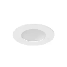 3 spots encastrables Karluk LED intégrée variation de blancs IP65 500lm 6.5W Ø8xH.2,4cm blanc GoodHome