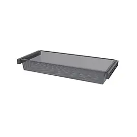 Panier coulissant filaire acier gris Atomia L. 96,4 cm x P. 40 cm GoodHome