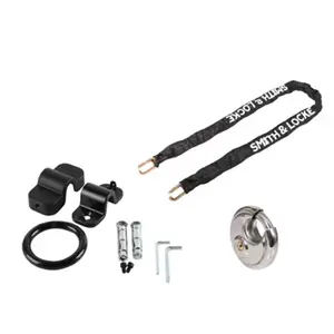 Kit de sécurité 2 roues à clef, en acier avec ancrage.