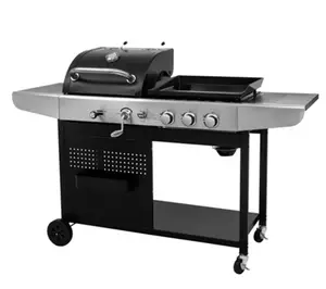 Barbecue à gaz et plancha