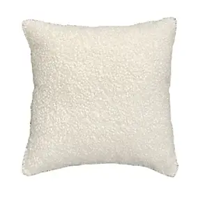 Coussin Kanosh GoodHome beige naturel L.45 x l.45 x ep.80 cm