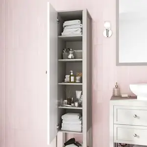 Colonne miroir - Perma Gris - H. 190 cm