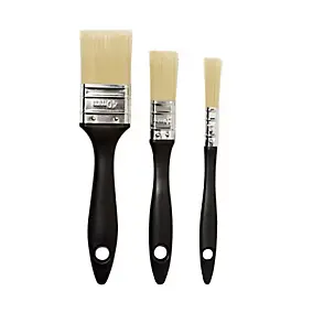 3 pinceaux pour peindre et vernir toutes surfaces