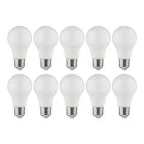 10 ampoules LED E27 806lm 60W blanc neutre Jacobsen