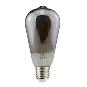 Ampoule LED E27 st64 à filament linéaire fumé blanc chaud Jacobsen