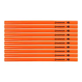Crayon de menuisier 175mm - 10 pièces Bois Magnusson